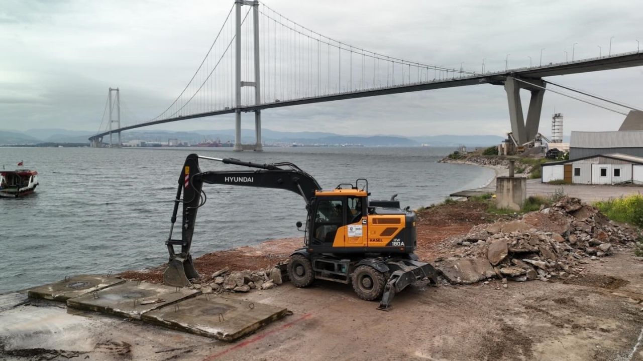 Diliskelesi sahili ikinci etap projesinde ilk kazma vuruldu