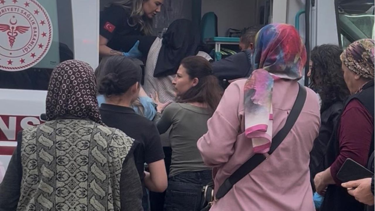 Dumanları gören yaşlı kadın fenalaştı