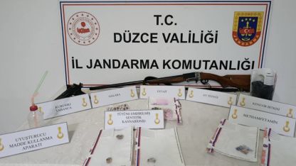 Düzce’de jandarmadan uyuşturucu operasyonu