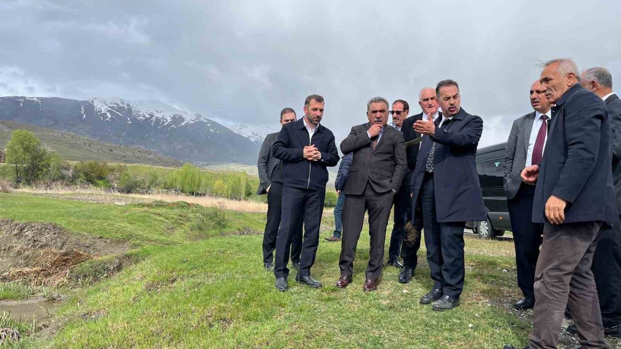 Erzincan’da Karakaya köyünde su kaynakları incelendi