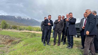 Erzincan’da Karakaya köyünde su kaynakları incelendi
