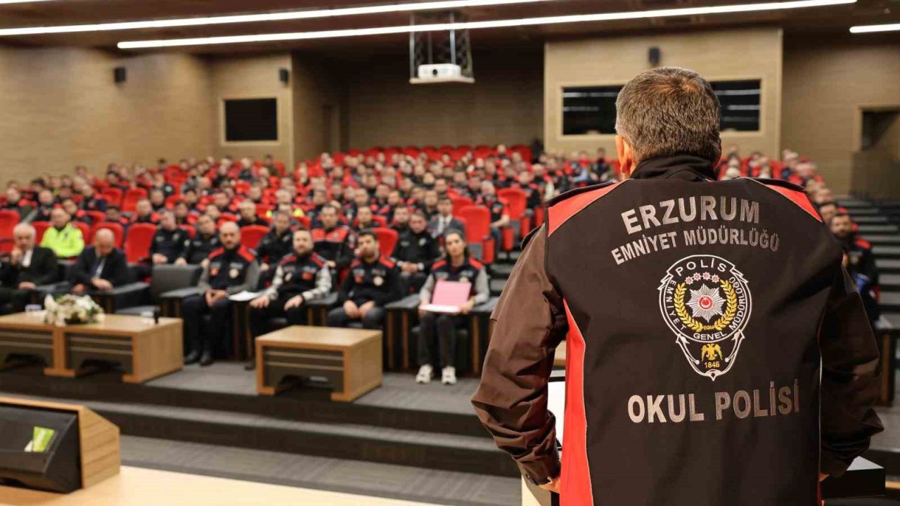 Erzurum Emniyeti’nde "Okul Polisi" zirvesi