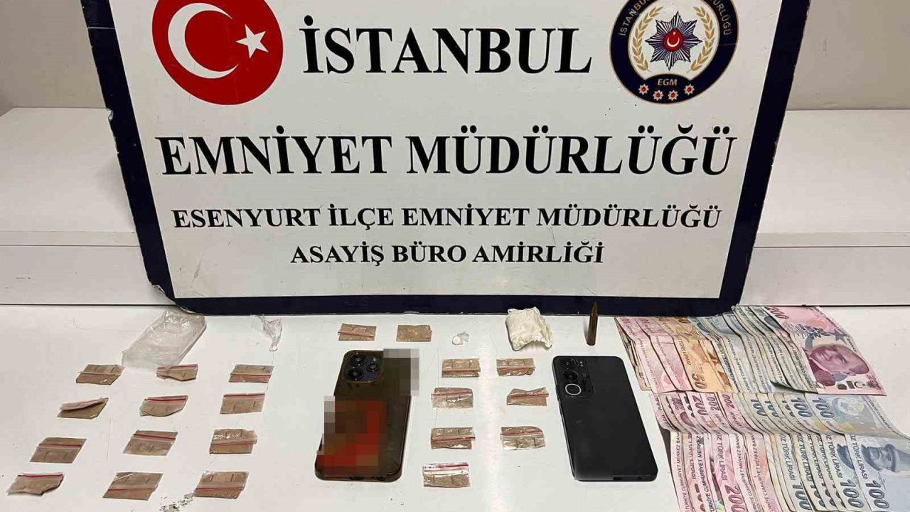 Esenyurt’ta, boş binada uyuşturucu ticareti yapan şahıslar yakalandı