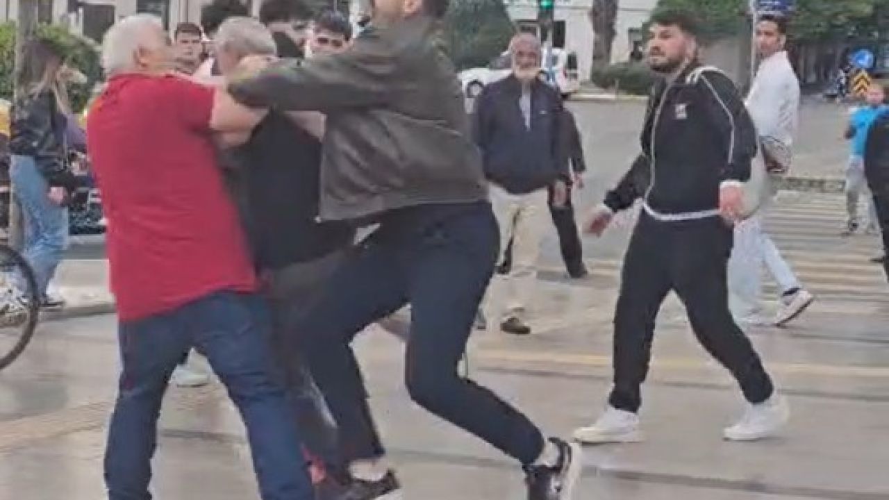 Eşinin gözü önünde darp edildi