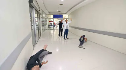 Gaziantep’te çocuk kaçırma olaylarına karşı gerçeği aratmayan ’pembe kod’ tatbikatı