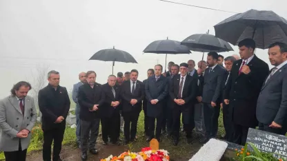 Giresun’da öldürülen genç başkan için Erbakan’dan taziye ziyareti