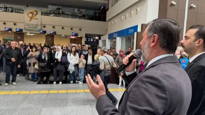 Hacı adayları Çanakkale’den kutsal topraklara uğurlandı