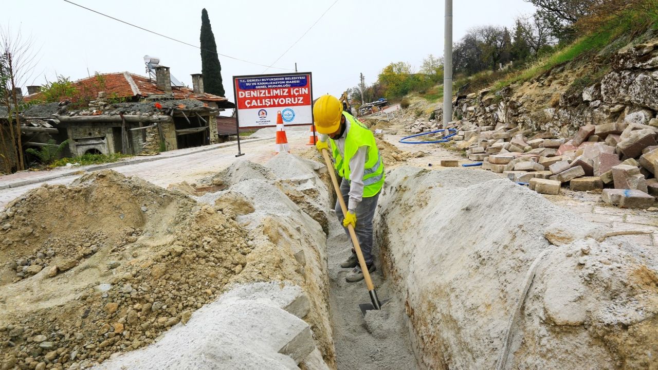 Honaz’a 7,4 milyonluk yeni altyapı kazandırılıyor