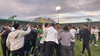Iğdır’da Amed Sportif Faaliyler taraftarının şampiyonluk coşkusu