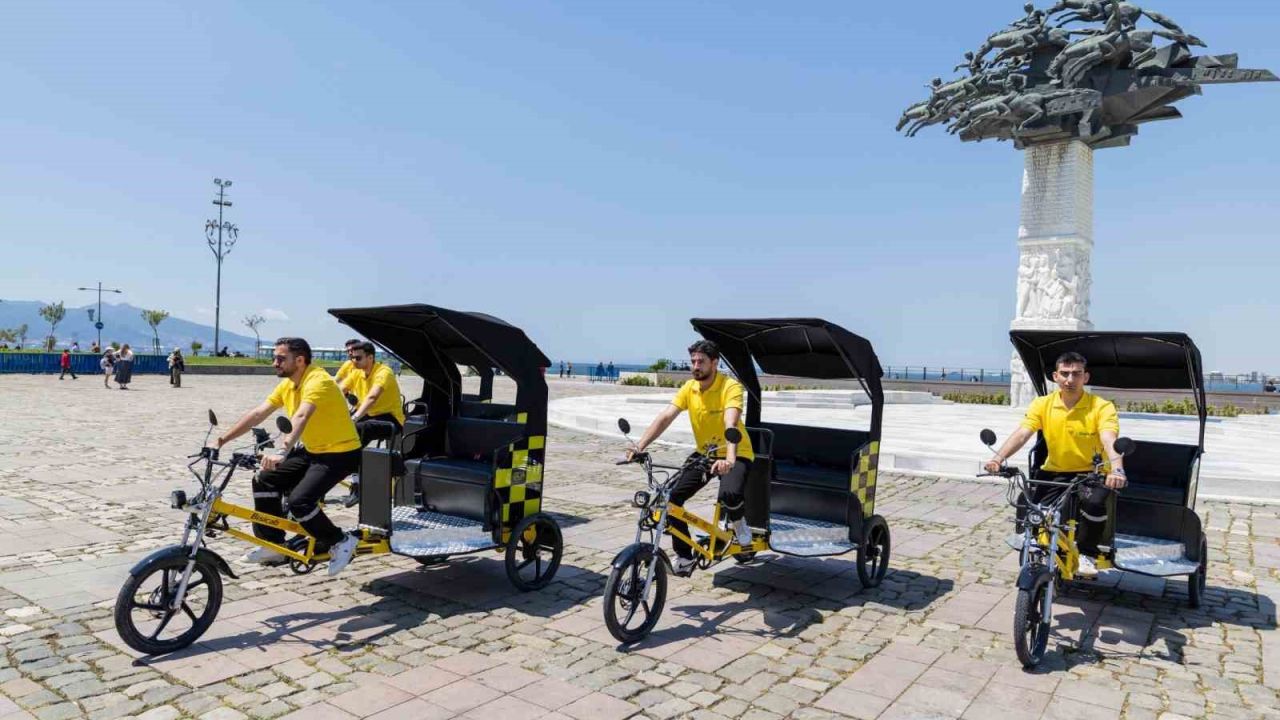 İzmir’de ’Bisicab’ler yola çıkıyor