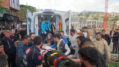 Kahramanmaraş’ta yol çöktü: 1 yaralı
