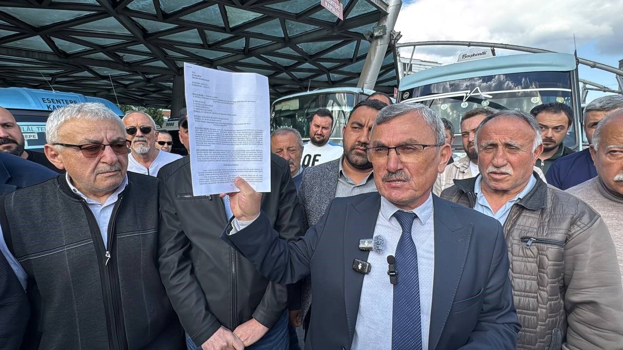 Karabük’te minibüs esnafından "haksız rekabet" tepkisi