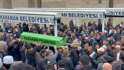 Karaman’da kazada hayatını kaybeden elektrikli bisiklet sürücüsü toprağa verildi