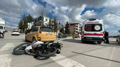 Karaman’da motosiklet kazası: 1 yaralı