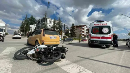 Karaman’da motosiklet kazası: 1 yaralı