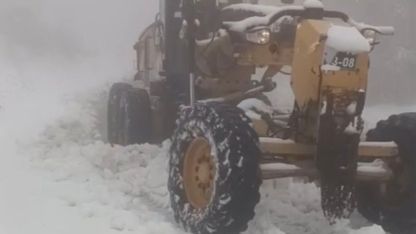 Kartepe’de bahar ayında kar ve buzlanma mesaisi