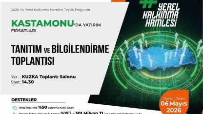 Kastamonu’da yatırım destekleri bilgilendirme toplantısı yapılacak