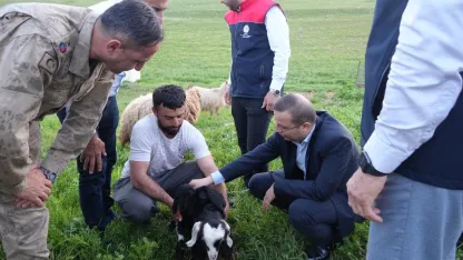 Kaymakam Baycar, göçer üreticilerin sorunlarını yerinde dinledi