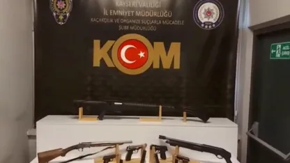Kayseri’de silah ticareti yapan 2 şahıs yakalandı