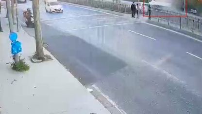 Küçükçekmece’de genç mühendisin hayatını kaybettiği kazanın güvenlik kamerası görüntüleri ortaya çıktı