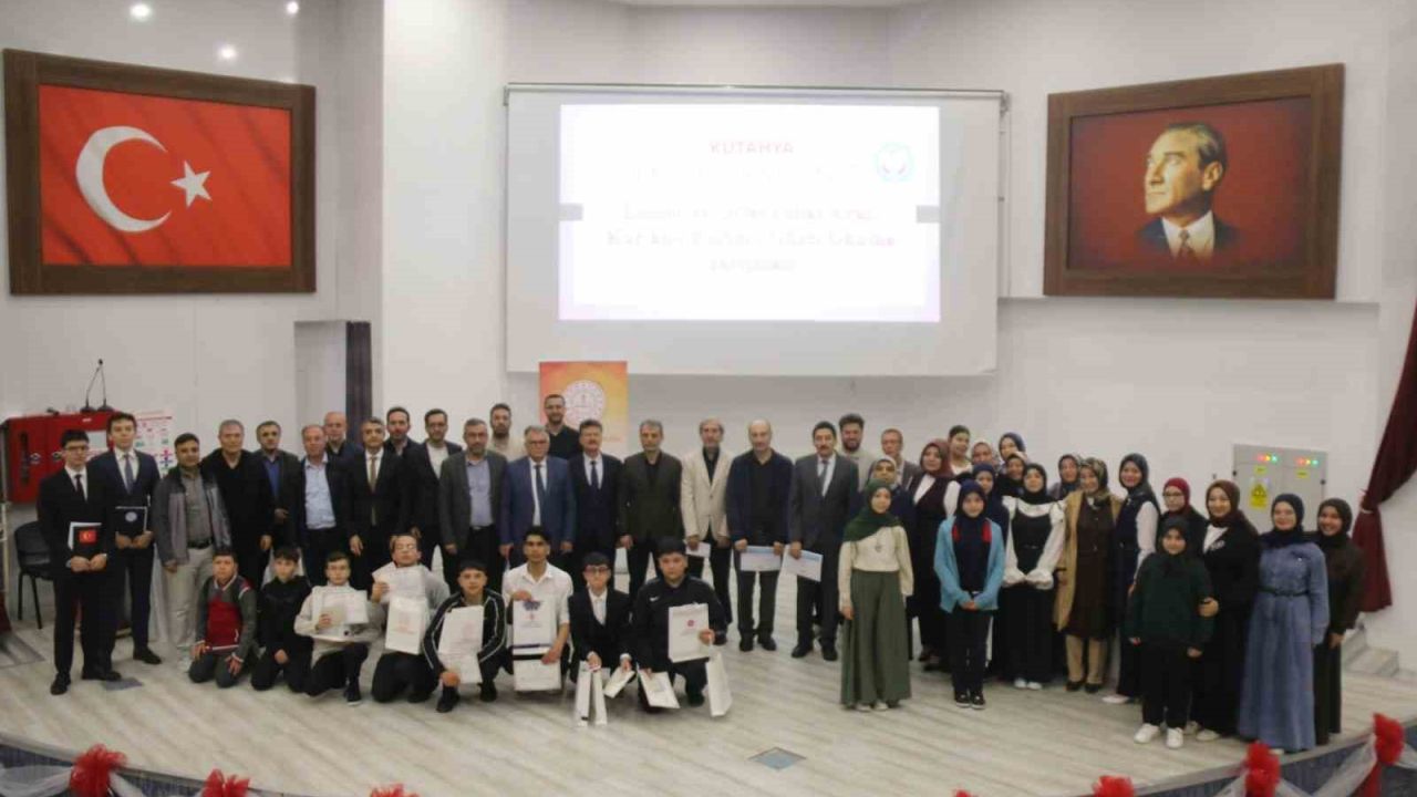 Kütahya geneli Kur’an-ı Kerim okuma yarışması tamamlandı