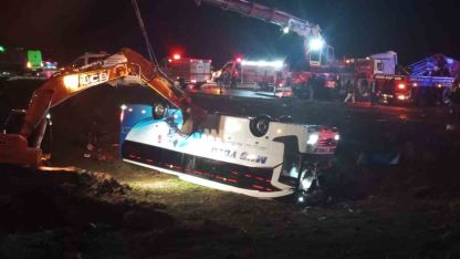 Malatya’da yolcu otobüsü devrildi: 4 ölü, çok sayıda yaralı