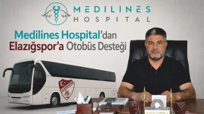 Medilines Hospital’dan Elazığspor’a otobüs desteği