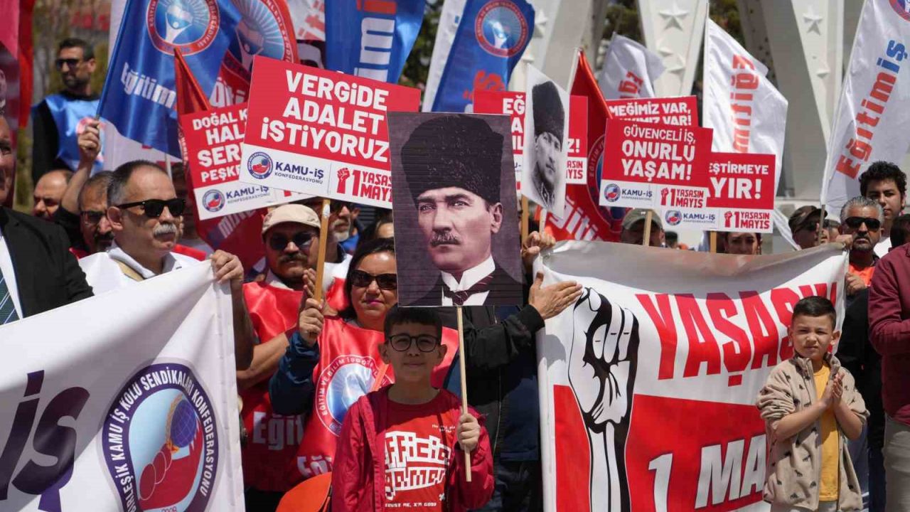 Niğde’de 1 Mayıs Emek ve Dayanışma Günü coşkuyla kutlandı