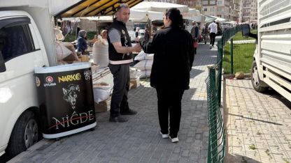 Niğde’de narkotik ekiplerinden bilgilendirme çalışması
