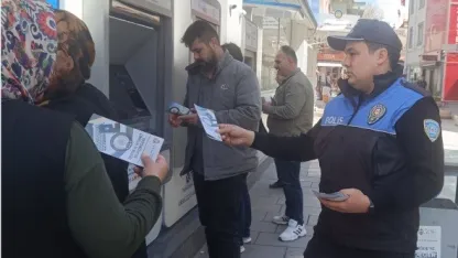 Niğde’de öğrencilere güvenlik eğitimi, vatandaşlara dolandırıcılık uyarısı yapıldı
