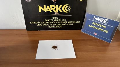 Ordu’da uyuşturucu operasyonu