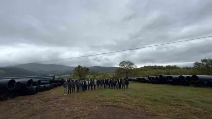 Orhaneli’de 13 bin 500 dekarlık alana modern sulama yatırımı