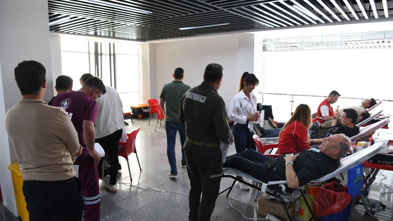 Orman personelinden kan bağışına destek