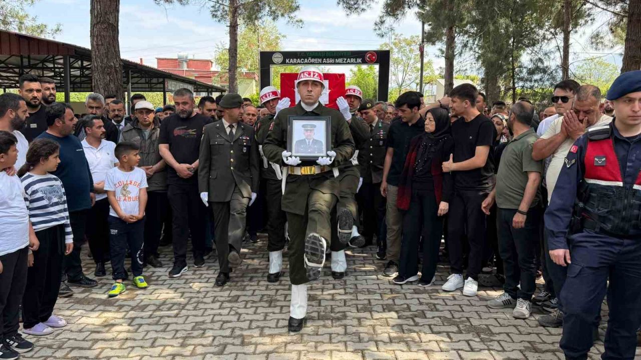 Osmaniye’de kanserden vefat eden astsubay için cenaze töreni düzenlendi
