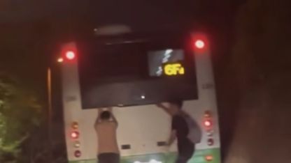 Patenli gençlerin tehlikeli yolculuğu kamerada