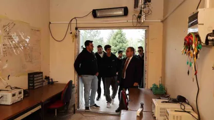 Rektör Prof. Dr. Altun öğrenci ziyaretlerini sürdürüyor