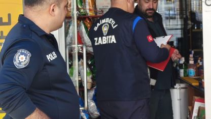 Saimbeyli’de zabıta ve polis ekiplerinden ortak denetim