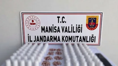 Salihli’de 5 bin 238 adet uyuşturucu hap ele geçirildi