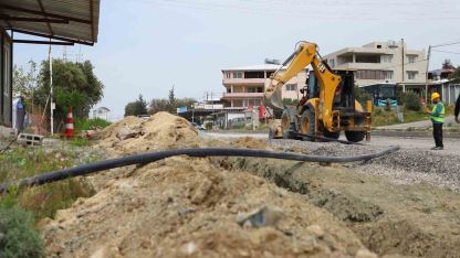 Samandağ’da içme suyu şebeke projesinin yüzde 88’i tamamlandı
