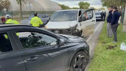 Samsun’da 4 araçlı zincirleme kaza: 2 yaralı