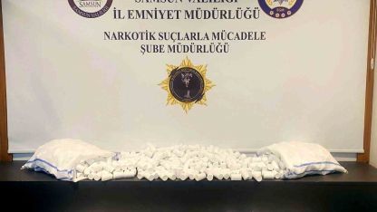 Samsun’da 51 bin 800 uyuşturucu hap ele geçirildi