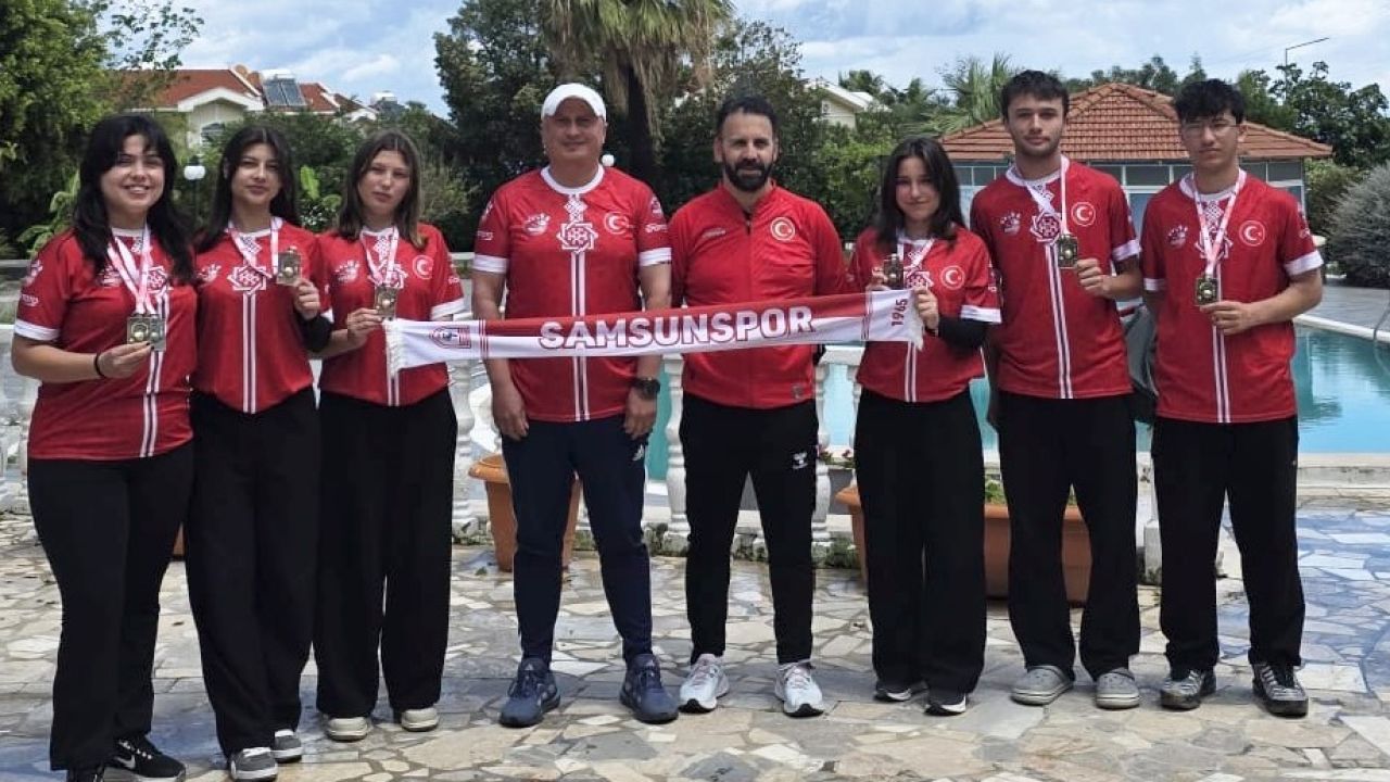 Samsunspor Çim Topu Takımı uluslararası arenada göz doldurdu