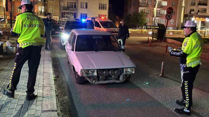 Sigortasız, muayenesiz ve plakasız araç sürücüsüne 12 bin 942 lira ceza