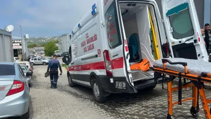 Sinop’ta yük asansörünün halatı koptu: 2 yaralı