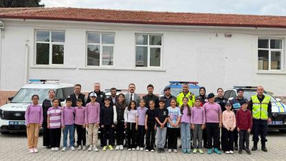 Sultanhisar’da miniklere trafik eğitimi