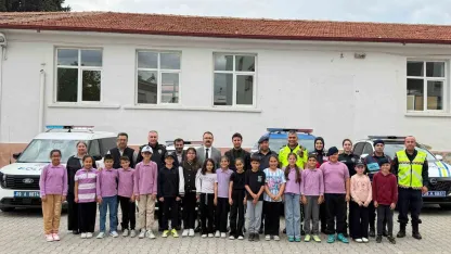 Sultanhisar’da miniklere trafik eğitimi