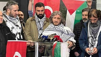 Sumud Filosu aktivisti Hüseyin Oral, İstanbul’a geldi