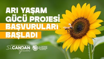 Tekirdağ’da arıcılara yem desteği başvuruları başladı