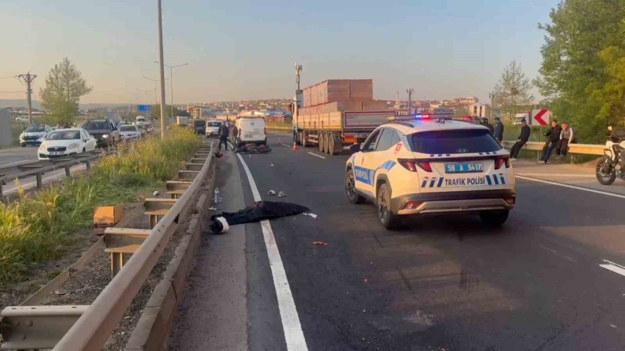 Tekirdağ’da motosiklet kazası: 17 yaşındaki genç kız hayatını kaybetti
