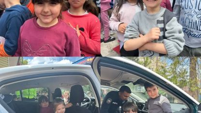 Tomarza’da minik öğrencilere trafik eğitimi